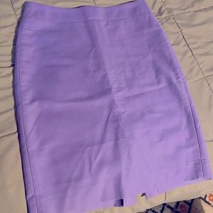 Purple pencil skirt